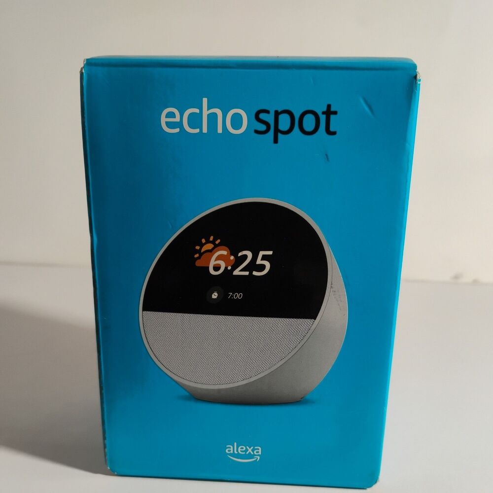 Amazon Echo Spot 2nd Gen Smart alarm clock w/ vibrant sound + Alexa